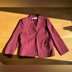 Zara Women's Deep Red Blazer